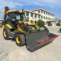 Tracteur sous-compact CE EPA Euro 5 avec tondeuse chargeuse et pelleteuse rétrocaveuse chinoise