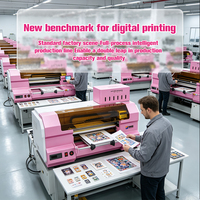 Imprimante DTF UV multifonctionnelle de 30 cm, machine d'impression numérique de transfert d'autocollants, imprimante jet d'encre format A3 pour étiquettes et autocollants DIY