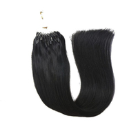 Tianci Crépus Micro Boucle Anneau Kératine Extensions De Cheveux Machine Européenne Double Trame Cheveux Humains Invisible Micro Anneau Style Droit