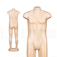 Mannequins en plastique pas chers en gros, mannequins sans tête, mannequins musclés pleine taille, mannequins de présentation masculins en PE pour magasin
