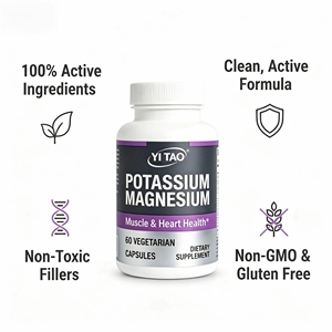 Suplemento de Potasio y Magnesio, Promueve la Función Muscular Saludable y el Apoyo Cardiovascular, Soporte Diario de Electrolitos - Product Image 2