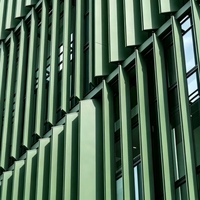 Panneau de ventilation décoratif pour façade, réglable, pare-soleil extérieur, résistant à la chaleur, imperméable, en aluminium