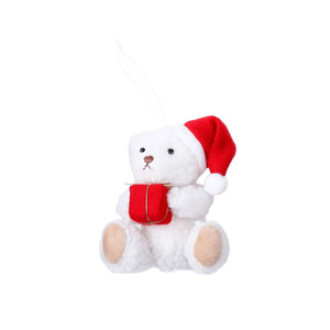 <b>Cute</b> <b>Bear</b> with Red Christmas Hat Pendant Ornaments Cross-Border New Year Gift Package for Holiday Decorations - Product Image 6