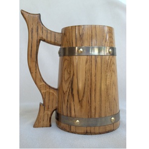 Top Quality Solid Wood Drinking Mug <b>Reusable</b> Eco <b>Cup</b> for Coffee Tea Beer Durable Handcrafted Rustic Design Available For Sale - Product Image 1