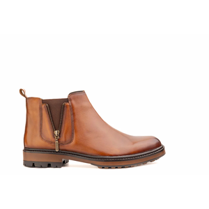 Modern Elastic Side Leather <b>Boots</b> for Men Handcrafted Genuine Leather Slip On Ankle <b>Boots</b> Luxury Casual Formal Fashion - Product Image 4