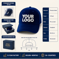 Casquette de baseball 5 panneaux en velours bleu roi personnalisée, broderie 3D en relief, structurée, ajustable, style streetwear, vente en gros, OEM, faible MOQ