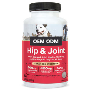 อาหารเสริมบำรุงสุขภาพสำหรับสุนัขที่มีนุ่มเคี้ยวหมากฝรั่ง MSM ขมิ้นโอเมก้า3สีเขียว - Product Image 6