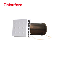 Grille d'aération murale Chinafore Pav-E 125 mm pour systèmes de ventilation commerciaux montés au mur