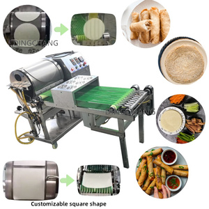 Máquina para hacer Chapati automática de gran tamaño, máquina para hacer crepes automática, máquina para envolver lumpia, Máquina Para Hacer Tortillas De Arina - Product Image 3