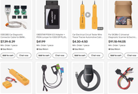 Cable JLR 3 en 1, Lector de Códigos OBD2, Cable Escáner para USB de 12V con Herramientas de Diagnóstico Volvo VIDA y Toyota TIS