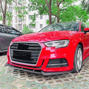 Spoiler de pare-chocs avant, diffuseur, séparateur, pièce de modification pour Audi A3 S3 8V Late Stage Sline 2017-2020, accessoires auto - Product Image 4