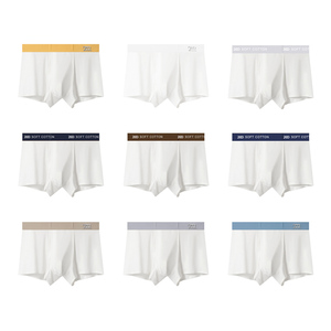 Maßgefertigte Atmungsaktive Boxershorts Nahtlose Weiche Unterwäsche für Männer Herren-Slips & Boxershorts Modal Lässig Bedruckt Komfortabel Kleine Mindestbestellmenge - Product Image 2