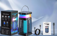 Saijzek nouveauté haute efficacité intérieur/extérieur UV LED Bug Zapper lampe solaire
