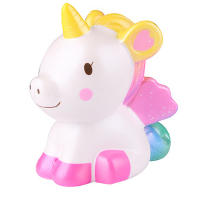 Juguete Antiestrés de Unicornio de Dibujos Animados de PU, Decoración para Aliviar el Estrés, Unisex de 5 a 7 Años - Product Image 3