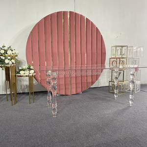 Đạo Cụ Sự Kiện Đám Cưới Thuê Bàn Làm Bánh Acrylic Bàn Ma Để Trang Trí Sinh Nhật - Product Image 4