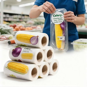 Etiquetas Térmicas para Básculas de Supermercado, Libres de BPA, Resistentes al Agua, Etiquetas Adhesivas para Precios de Frutas y Verduras - Product Image 2