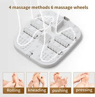 Fußbad massage gerät mit Wärme und Massage 6 Massage rollen Pediküre Fuß Whirlpool Fuß tränke zum Beruhigen und Entspannen müder Füße