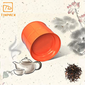 פח בסגנון וינטג יכול אריזה עבור פחיות תה יוקרה עם הדפסה מותאמת אישית מיכל פח - Product Image 3