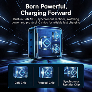 Chargeur GaN pliable UGREEN 65W 1C1A X552 multi-ports à charge rapide pour ordinateur portable et téléphone - Product Image 5