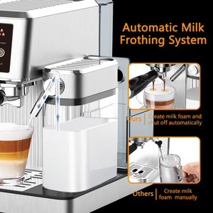 NUEVA Cafetera Espresso Doméstica con Espumador de Leche Automático, 20 Bares, Diseño Compacto, con Pantalla Táctil - Product Image 4