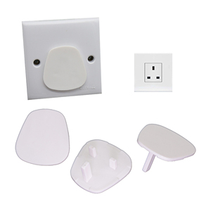 AliGan safety socket protection cover British Anti-shock Baby Products protector outlet covers plug 3 holes child proof