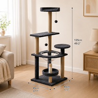 Structure d'escalade pour chat en peluche multiplateforme moderne, très vendue
