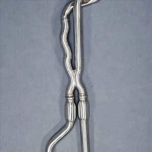 Para BMW M3/M4 F80/F82 3,0 T S55, tubo medio de acero inoxidable de alto rendimiento de igual longitud con sistema de escape de resonador (2014-2019) - Product Image 5