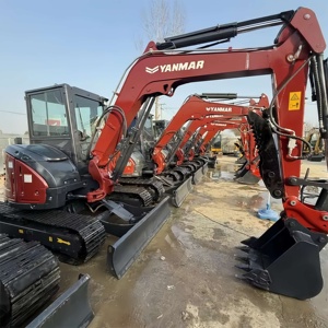 Miniexcavadora Yanmar Usada en Venta, de 5-8 Toneladas, Hidráulica, con Motor y Caja de Cambios - Product Image 6