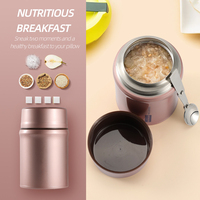 Haute Qualité Grande Capacité Boîte À Lunch En Acier Inoxydable Isolé Sous Vide Conteneur De Stockage Des Aliments Pot De Nourriture