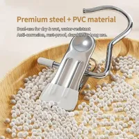 Cintres en acier inoxydable portables à un seul niveau avec clip métallique pour vêtements, chaussettes de voyage, pantalons, organisateur de linge, crochets de lavage