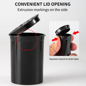 30 드램 연기 160 pcs 블랙 팝 탑 컨테이너 팝 탑 약병 - Product Image 5
