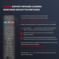 G40S Recherche vocale 2.4G Wireless Air Mouse AAA Battery 34 Keys IR Learning Gyroscope Smart Remote Control For X96 H96 Max TV Box