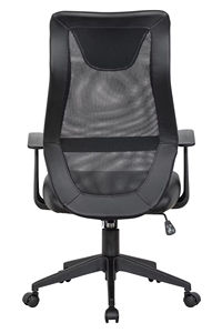 Chaise de bureau professionnelle pour cadres avec design en maille respirante, soutien lombaire réglable, rotation à 360 degrés et accoudoirs - Product Image 5