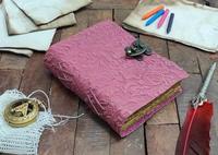 Journal vintage en cuir à couverture rigide A5 A4 format A3 carnet de croquis et journal intime impression personnalisée livre vierge pour femmes et hommes