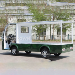 รถเข็นไฟฟ้าประหยัดพลังงานแบบมีห้องคนขับสำหรับขนส่งสินค้าในรีสอร์ท - Product Image 4
