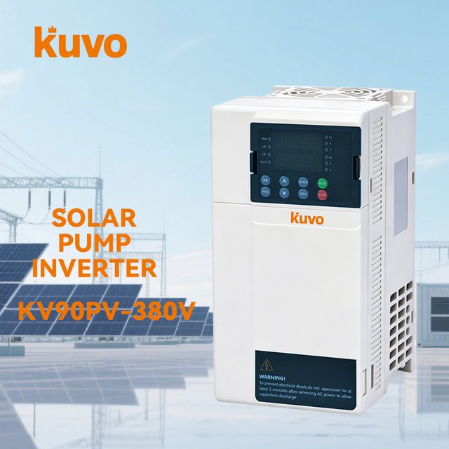 KUVO 3-5.5KW Solar Pump VFD 380V Three Phase High Accuracy MPPT Function Irrigation