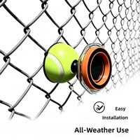 Nouveau support de téléphone ABS pour filet de tennis et de badminton, pour diffusion en direct de sports de plein air, installation facile