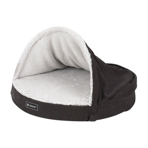 Dôme Anti-l'anxiété, pour animal de compagnie, lit orthopédique de luxe, calmant, en forme de Donut, calmant, avec capuchon, accessoire d'intérieur, pour chat et chiot - Product Image 2