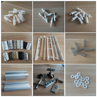 Fourniture d'usine : Lot de broches de volet et bras d'inclinaison dissimulés, pièces de volet de type plantation pour l'entretien de volets de fenêtre DIY