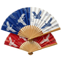 Éventail pliant portable en bambou de 13 pouces, grand format, traditionnel, personnalisable avec sublimation, idéal pour les mariages