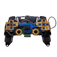 Kit de boutons ABXY et D-Pad pour PS4 et PS5, avec éclairage LED multicolore modifié, pour joysticks et manettes de jeu