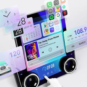 Phổ Đài Phát Thanh Xe Kim Cương Đa Phương Tiện Xe Máy Nghe Nhạc DVD 2K Thông Tin Giải Lạc Hệ Thống 360 Máy Ảnh Dọc Màn Hình Cảm Ứng Android Xe Stereo - Product Image 3