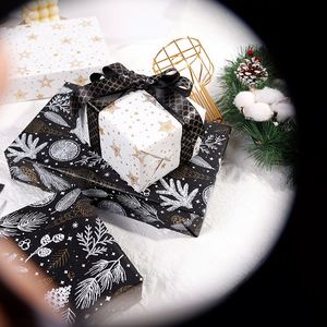 Rollo de papel de regalo virgen de silicona recubierto desechable en relieve personalizado de fábrica 43x300cm embalaje de regalo de Navidad - Product Image 6