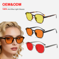 Lunettes anti-lumière bleue Sunray personnalisées avec logo, forme carrée diamant, faible MOQ, haute qualité pour ordinateurs
