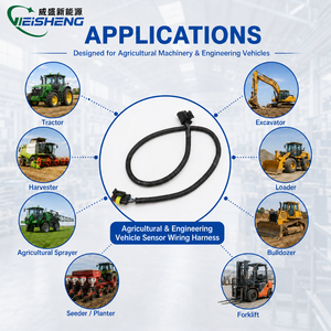 Cablaggio Personalizzato per Sensori di Macchinari Agricoli e Veicoli da Costruzione, Cavo Impermeabile OEM ODM - Product Image 2