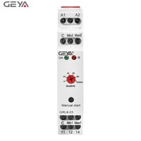 Relais de contrôle de niveau de liquide GEYA GRL8-03 AC/DC24V~240V, relais de niveau d'eau pour réservoirs, relais de niveau de flotteur à vapeur