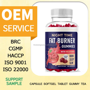 Quemador de grasa Gomitas Extracto de frijol blanco Extracto de grano de café verde L-Teanina L-Triptófano Extracto de flor de pasión Melatonina - Product Image 2