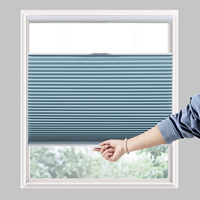 Stores alvéolaires horizontaux pour fenêtres, protection de la vie privée, stores cellulaires sans cordon avec protection anti-UV, 60 pouces de large