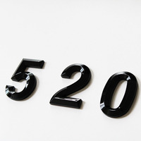Custom Chrome 3D Car Letters Grill Emblem Auto Emblemas con adhesivo como Auto Trofeos Medallas y placas
