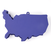 Moule à glaçons en silicone en forme de carte des États-Unis, pour whisky